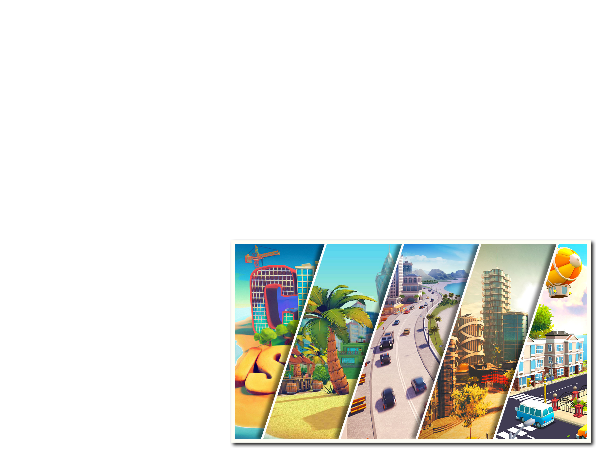 You'll be able to collect all your favorite buildings from City Island 1-5, merge them in your city to gain more epic, legendary and mythic buildings and build the most awesome city of all players around the world.